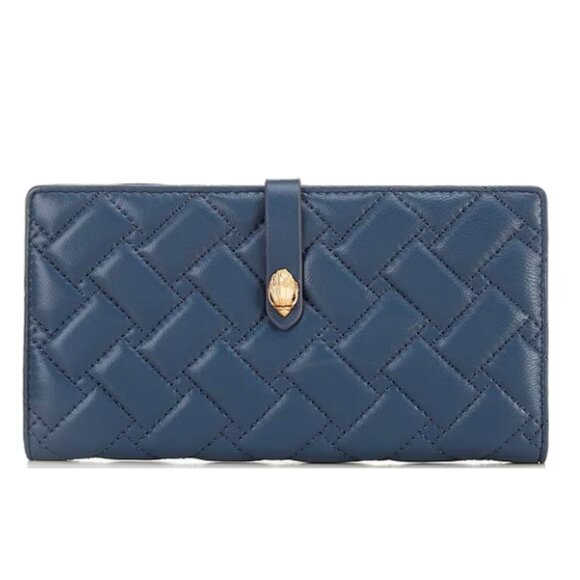 Kurt Geiger London Kensington Soft Woven Leather Wallet NWT - Picture 1 of 3